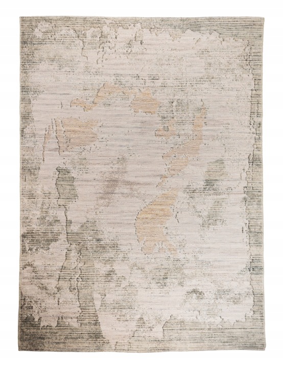Koberec 120 x 180 cm Abstraktní vintage béžový, krémový