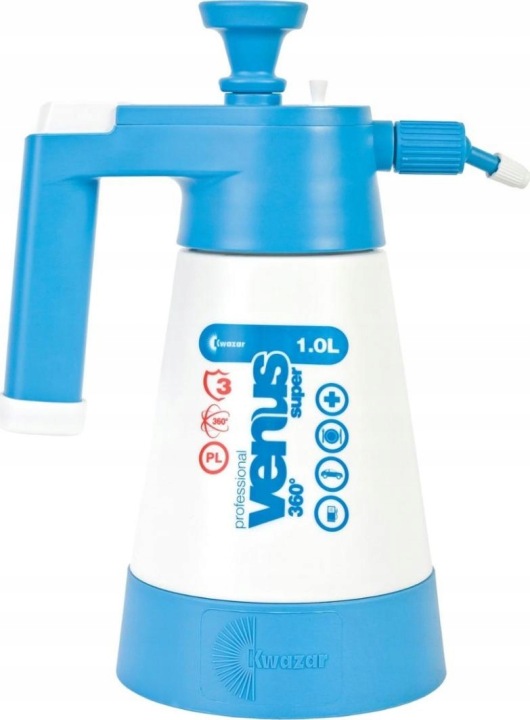Kwazar Postřikovač Venus 360 Pro+ chemie 1L do auta