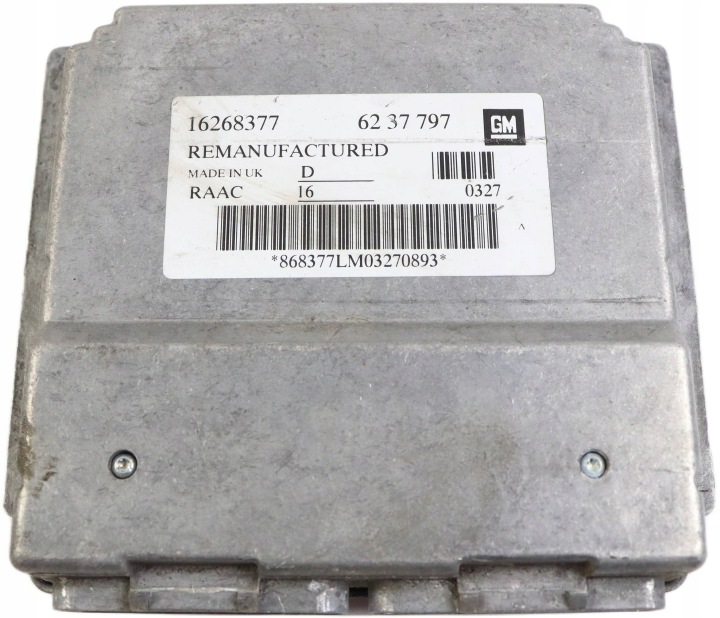 OPEL ASTRA G II modulo Centralina Motore 1.6B 6237797 16268377