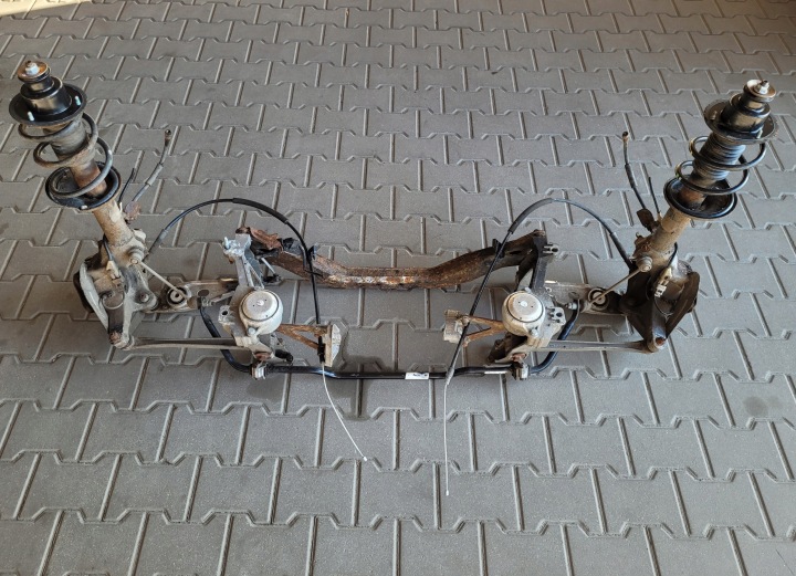 Traversa slitta culla assale sospensioni posteriore Ponte assale Mozzo FUSELLO PORSCHE BOXSTER CAYMAN S 987 3.4