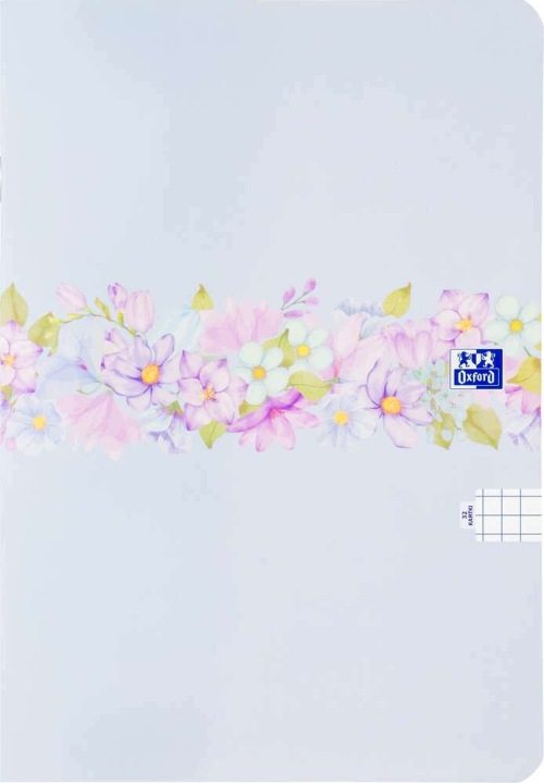 Зошит Oxford: A5, 32k, Клітинка - Flowers (мікс візерунків) — фото 4