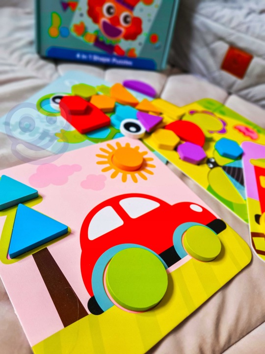 TOOKY TOY Puzzle 4 w 1 Układanka Klocki Montessori Marka Tooky Toy