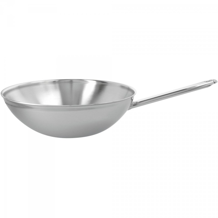 Ocelový Wok Demeyere Apollo 7 Průměr 30 cm na indukci do trouby