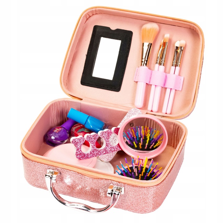 COSMETIC CASE FOR CHILDREN SET BEAUTY SHADOWS LIPSTICK BRUSH VARNISHES Brand click4TOYS