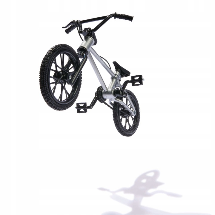 TECH DECK ZESTAW FINGERBIKE BMX ROWER NA PALCE SREBRNY CULT + NAKLEJKI Model Sunday