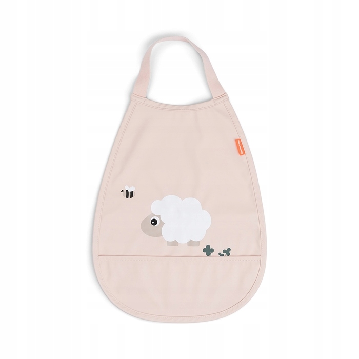 DONE BY DEER Слинявчик з кишенькою pull-over Tiny Farm Пудровий