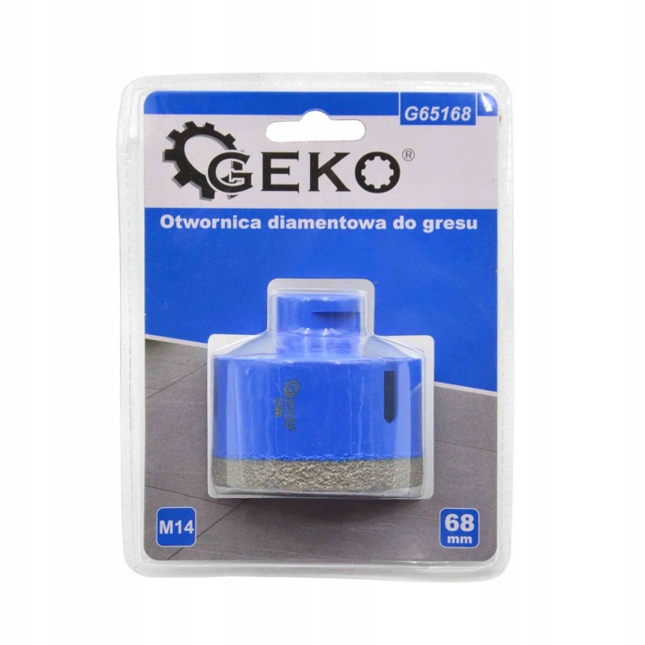 Korunkový Vrták na slinutou dlažbu 68mm M14 G65168