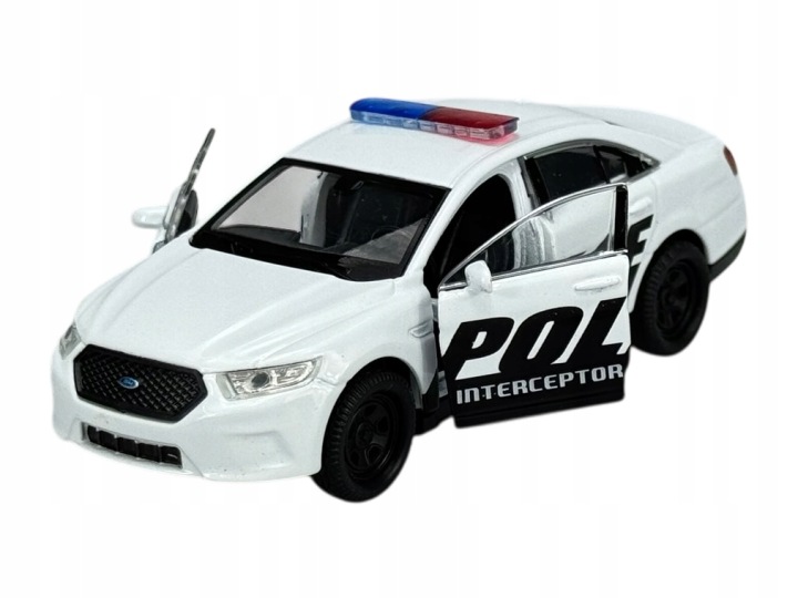 WELLY FORD поліція INTERCEPTOR білий 1:34 нова металева модель 43671