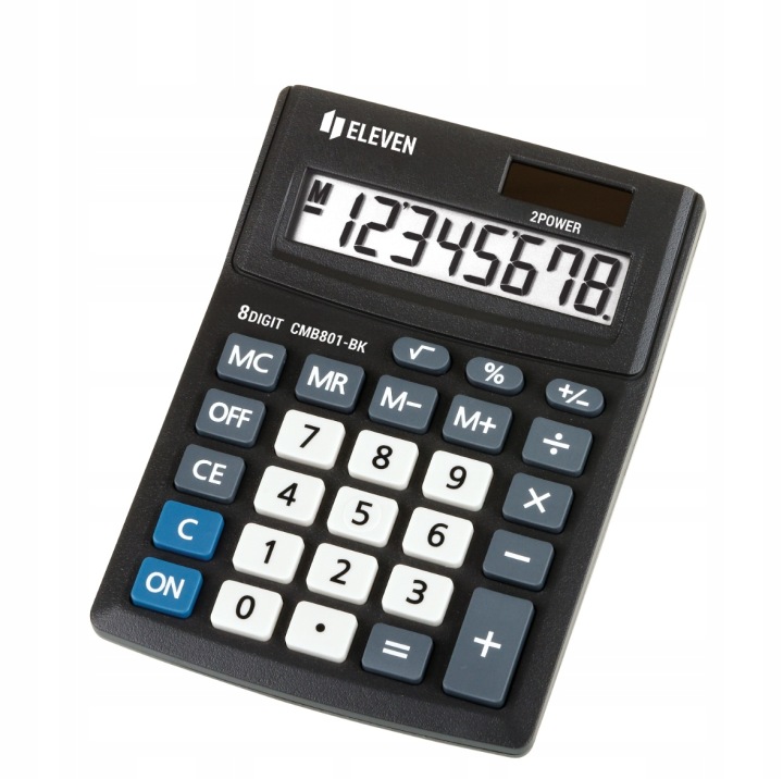 Калькулятор ELEV CMB801 BK в коробці 10 x 13 см для школи офісу і дому