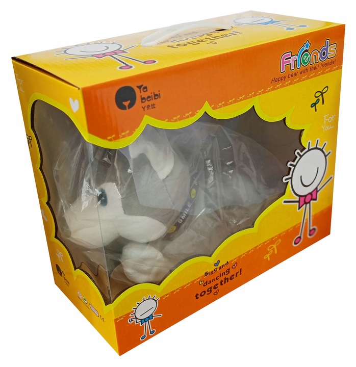 INTERACTIVE DOG HUSKY DOG ROBOT RESPONDS TO THE TOUCH BARK WHIMPERING SITS Material plastic fabric