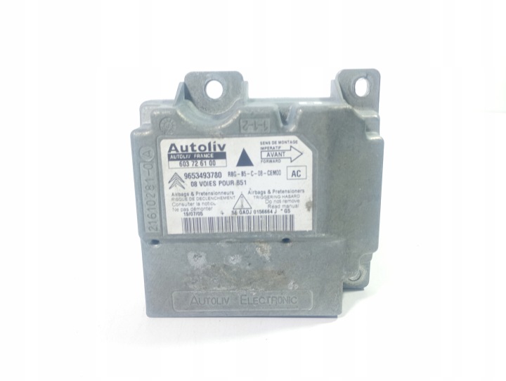 CITROEN C4 2.0 HDI 08-11 modul Airbags POWIETRZNEJ AIRBAG OE 603726100