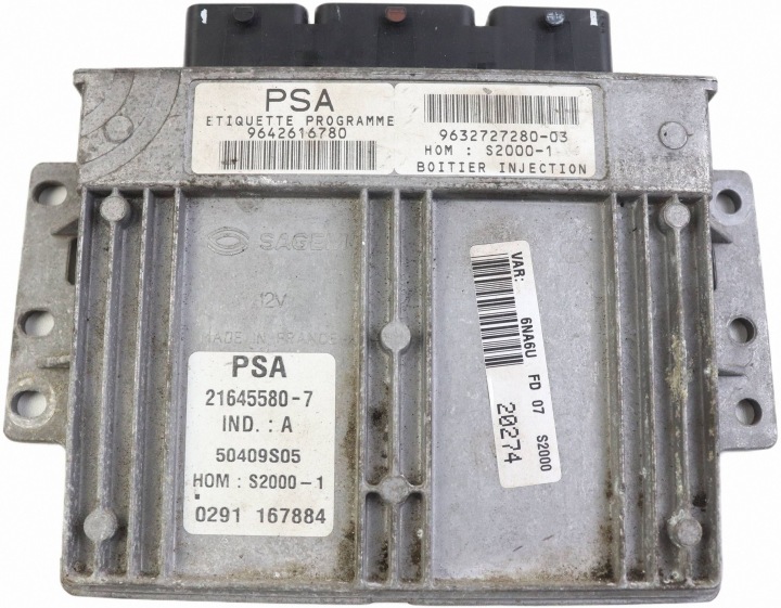 CITROEN XSARA PICASSO modul Computer DES MOTORS 1.8 16V 9632727280 9642616780