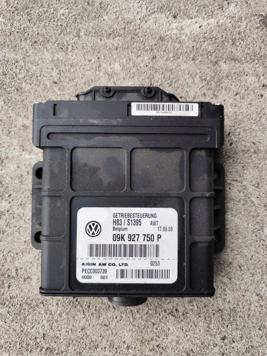 VW T5 Vezerlő egység számítógép Sebesség Valtók SEBESSÉGVÁLTÓ 09K927750P