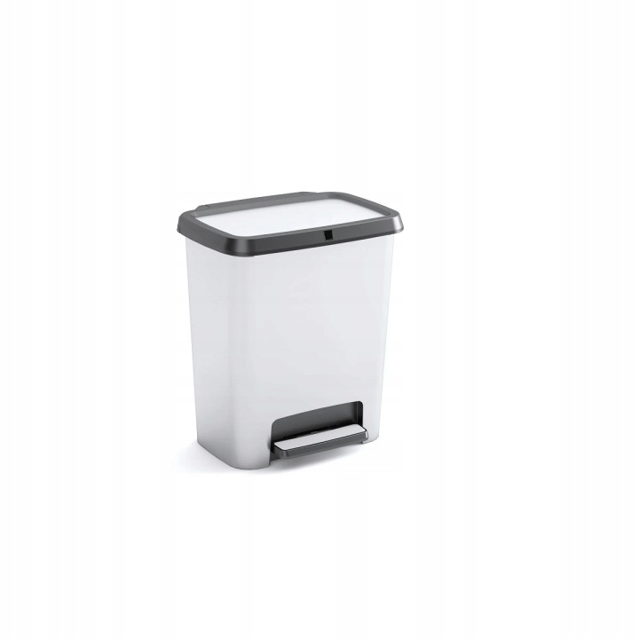 Koš na odpad Compatta Style Steel rec. 12+12L, stříbrný