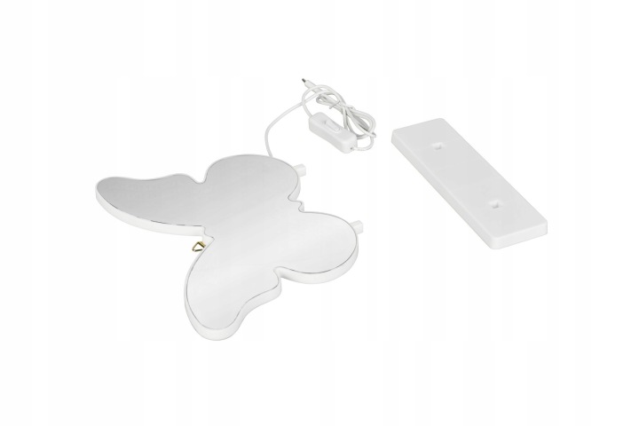 RL PAPILLON бра метелик LED 2 Вт рожево-білий USB — фото 5