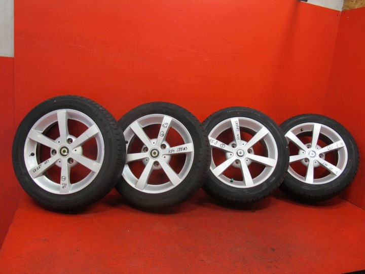 SMART ForTwo II 451 07- roues disques ALU 15'' 3x112 5.0J ET34 6.5J ET34.5 KPL