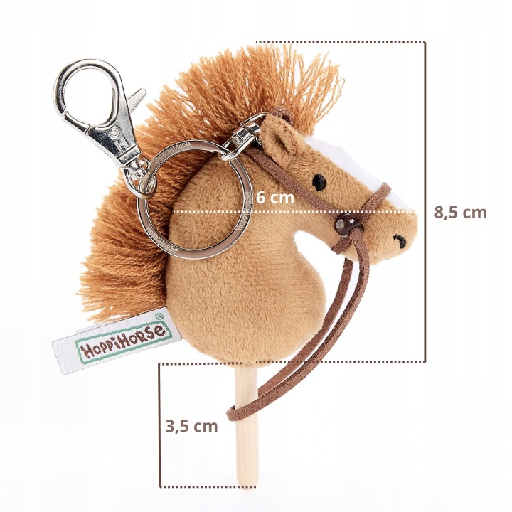 BRELOK HOBBY HORSE каштановий 12 см, SNIBBS — фото 9