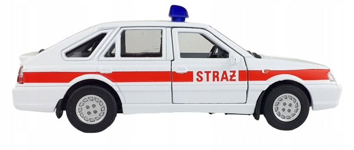 POLONEZ CARO плюс охорона 1:34 Welly білий — фото 10