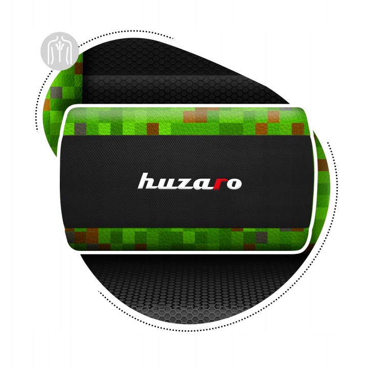 Крісло HUZARO Ranger 6.0 Pixel Mesh Чорно-зелений — фото 5