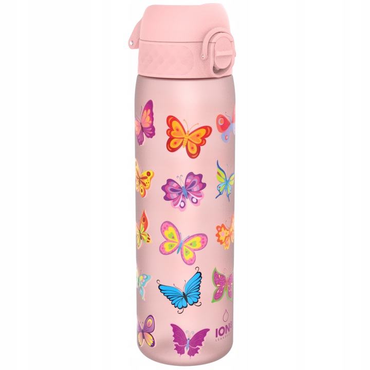 Пляшка для води Ion8 Butterflies 500 мл рожевий (вживаний)