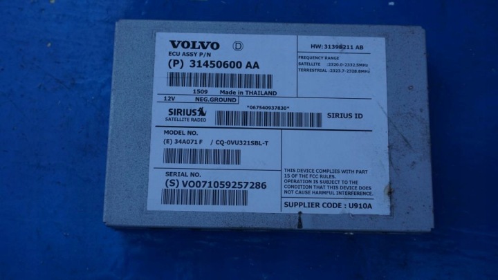 VOLVO S60 V60 XC60 LIFT - Module Amplificateur ANTENY