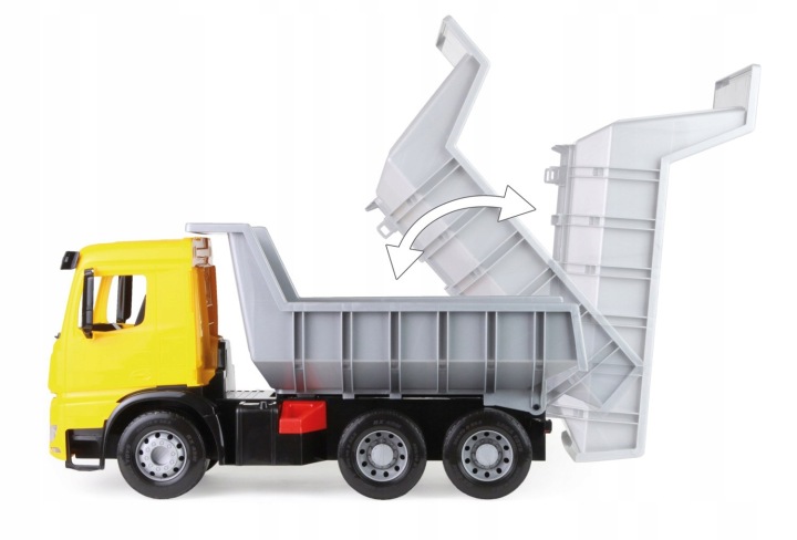 Самоскид LENA Mercedes Arocs Гіга Trucks 67 см Велика Вантажівка Іграшка Авто — фото 2