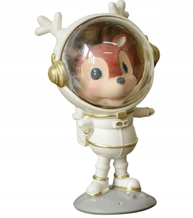 Dekorativní figurka Astronauta Bílá 15 cm Jelen