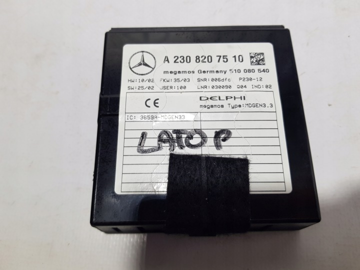 modul steuergerät neigungssensor MERCEDES SL R230 W230 A2308207510