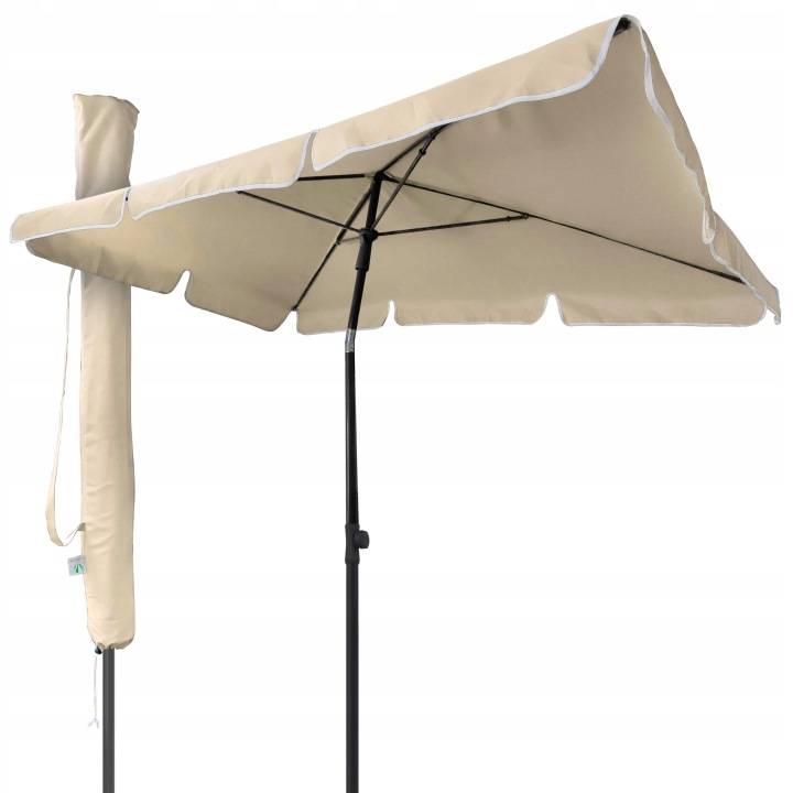 Balkonový Slunečník Nastavitelný 200x125 CM Ochrana Před Sluncem