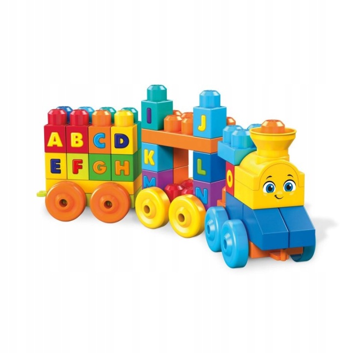 MEGA BLOKS музичний потяг зі звуком конструктор з літерами для малюка — фото 11