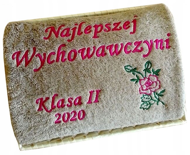 Dárek Pro Vychovatelku, učitelku na Konci Roku, poděkování, Ručník