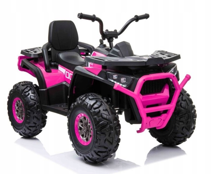 Великий Квадроцикл на акумулятор XMX607 4 x 45 Watt 12 В 10 Аг Шкіра Пульт Рожевий — фото 4