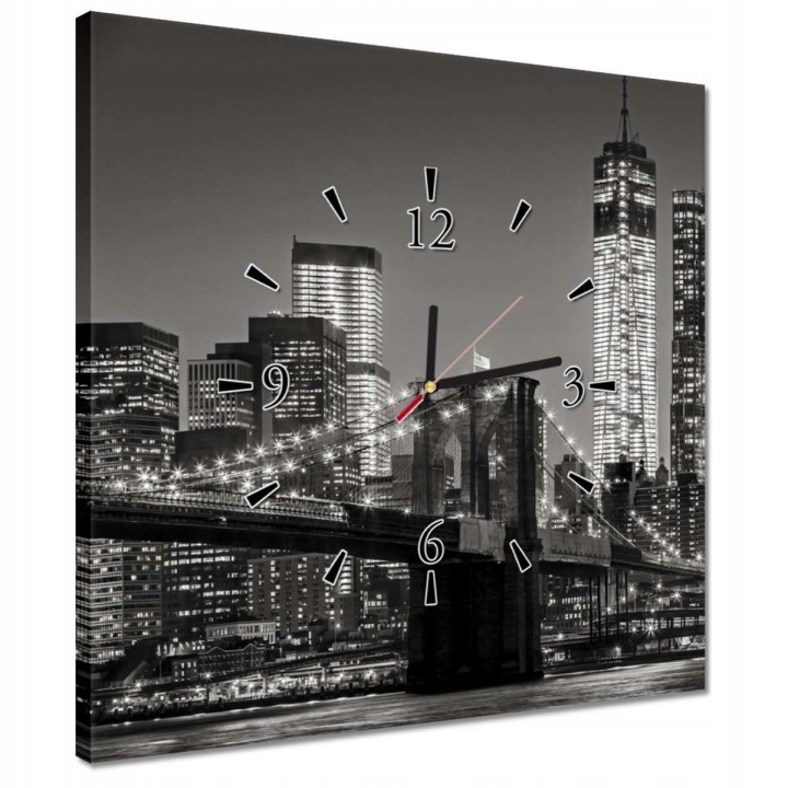 Hodiny 40x40 New York Manhattan most
