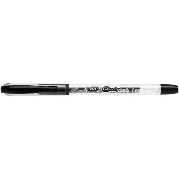 BIC Gel-ocity Original ручка гелева автоматична чорна 0,7 мм — фото 15