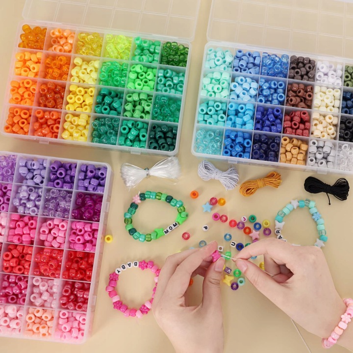 4700 шт., 72 кольори Pony Намистини Rainbow Kandi Намистина для набору rob — фото 3