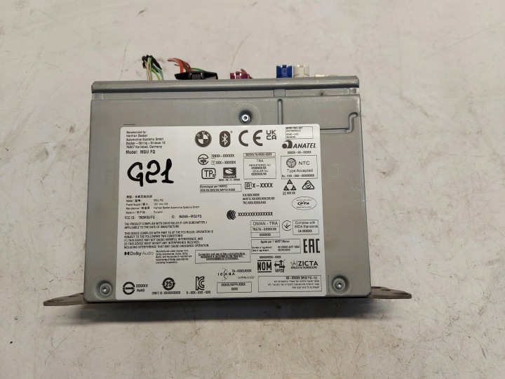 BMW G21 G20 Kombi 330e radio czytnik Navigation navi mgu 5a5e654-jlk01