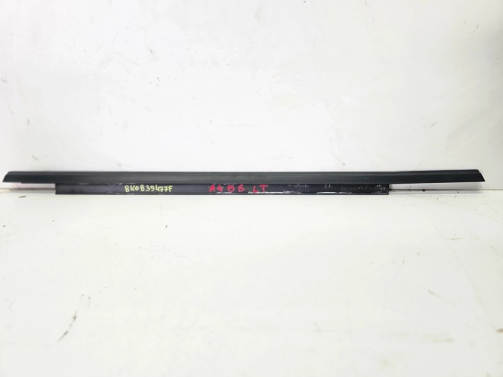 moulding dust SZYBE door left rear part black MAT AUDI A4 B8 8K0839477F