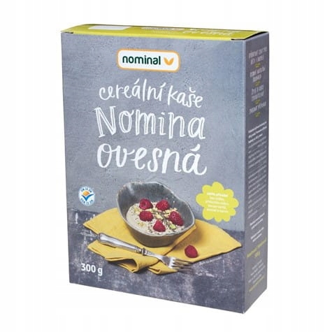 Кашка Вівсяна instant для дітей Без Цукру здорова Преміум 300 г Nominal !