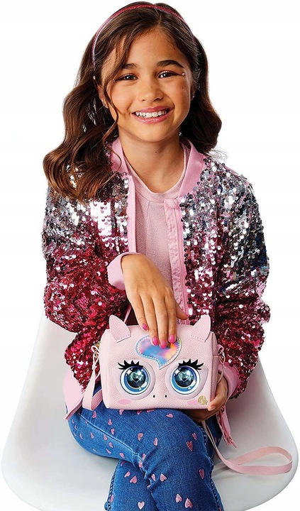 PURSE PETS GLAMICORN TOREBKA INTERAKTYWNA Z OCZAMI JEDNOROŻEC EKOSKÓRA Płeć dziewczynki