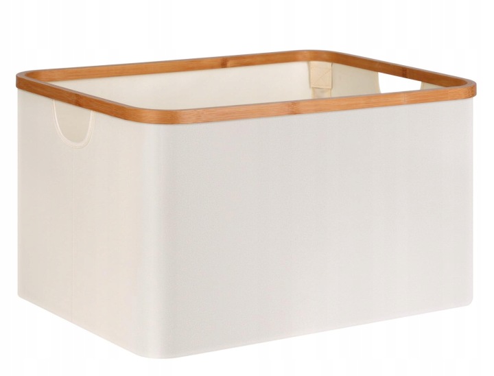 efluky Skládací koš na prádlo 60 l, materiál bambus