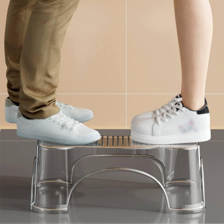 Дитина Туалет Step Non slip Табурет для ванної Стійкий горщик Прозорий 1 шт. — фото 10