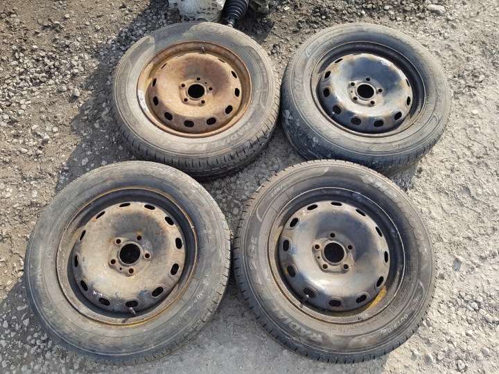 TRAFIC III VIVARO B ruote CERCHI Ferro 16 5X114,3 HANKOOK 205/65R16C