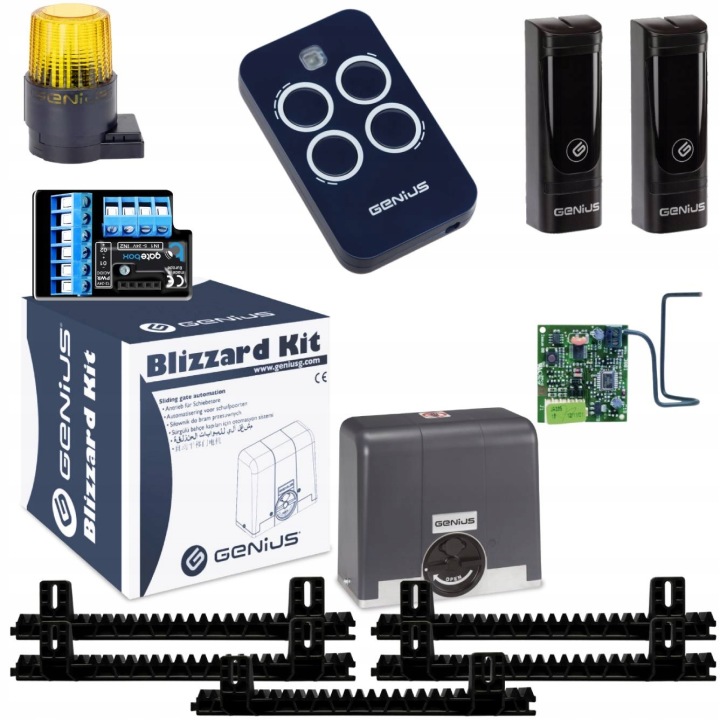 Genius BLIZZARD400+ WiFi Lampa+ Lišta+ Pilot Echo pohon posuvné brány