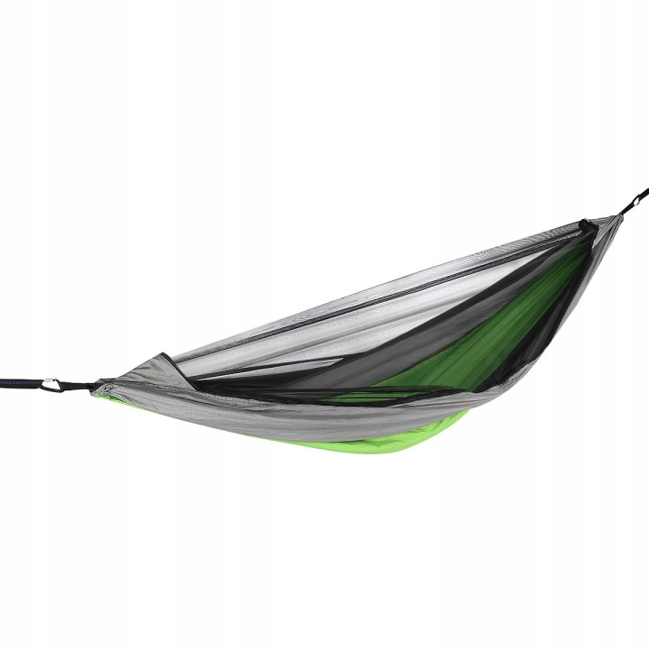 Turistická zahradní houpací síť s moskytiérou pro cestování Survival Bivak 300 x 140 cm