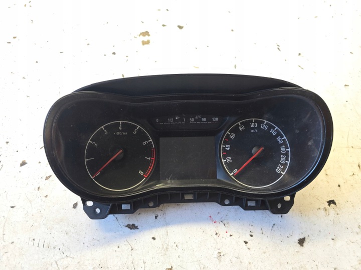 OPEL CORSA E Instruments tachymètre compte tours Horloge montre tableau bord EUROPA 39056365 Essence