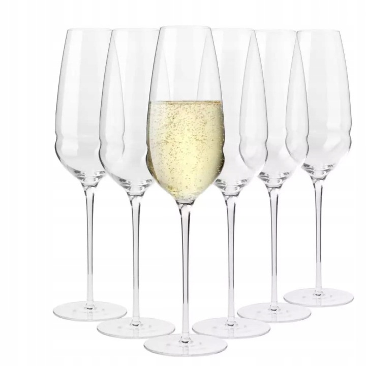Krosno Inel skleničky na šampaňské Prosecco 250 ml Sada 6 ks