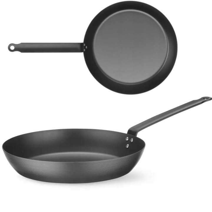 Pánev pro všechny typy sporáků z uhlíkové oceli, průměr 264 mm