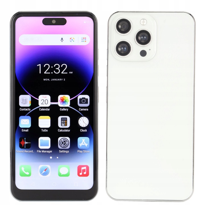 Unblocki обличчя смартфон ультра тонкий RAM 8 ГБ 256 ГБ розм. 8MP 24MP лм — фото 9