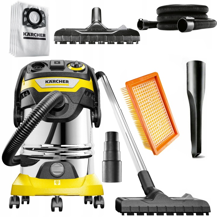 Vysavač Karcher Wd 6 P S 2026 Výkonný Průmyslový Univerzální 1300 W