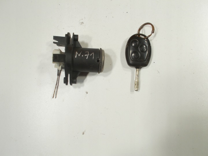 Della serratura PORTELLONE COFANO POSTERIORE inserto chiave FORD FIESTA MK5 Originale
